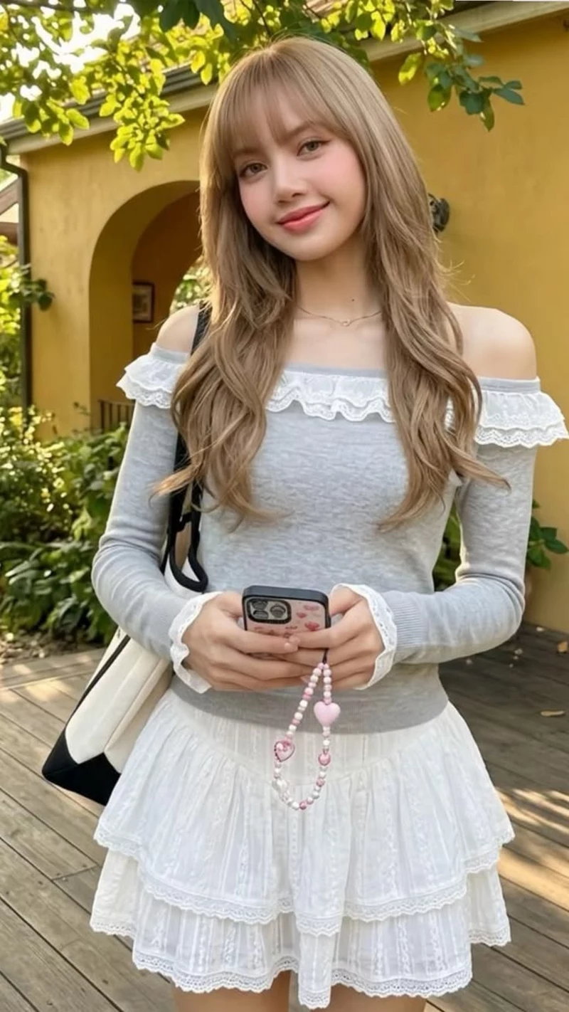 Ảnh Lisa Trong Khung Cảnh Thành Phố Hiện Đại