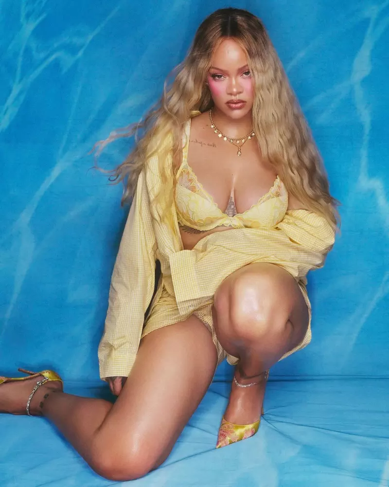 Ảnh Rihanna Tạo Dáng Đẹp Trong Không Gian Hiện Đại