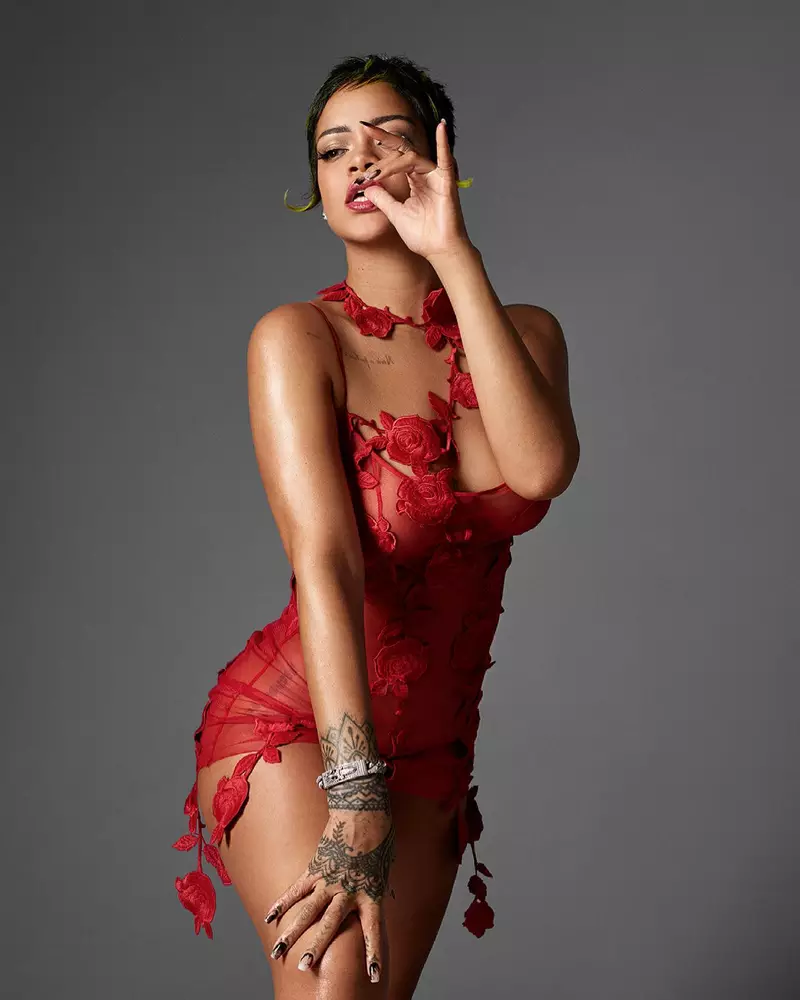 Ảnh Rihanna Với Góc Chụp Cận Mặt Đầy Ấn Tượng