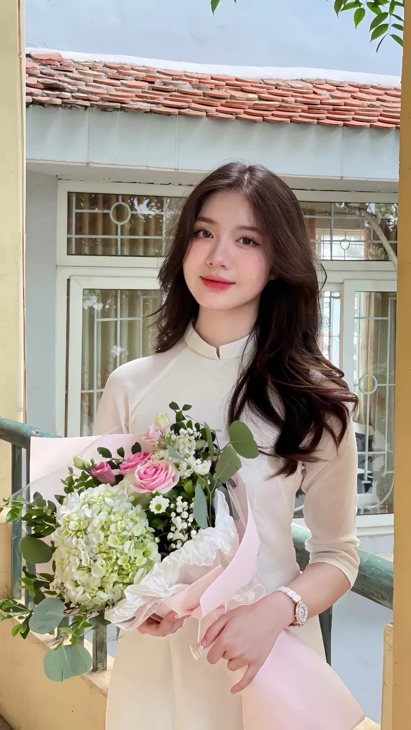 Ảnh gái xinh lớp 10 với nụ cười tươi tắn Ảnh gái xinh lớp 10 với nụ cười tươi tắn