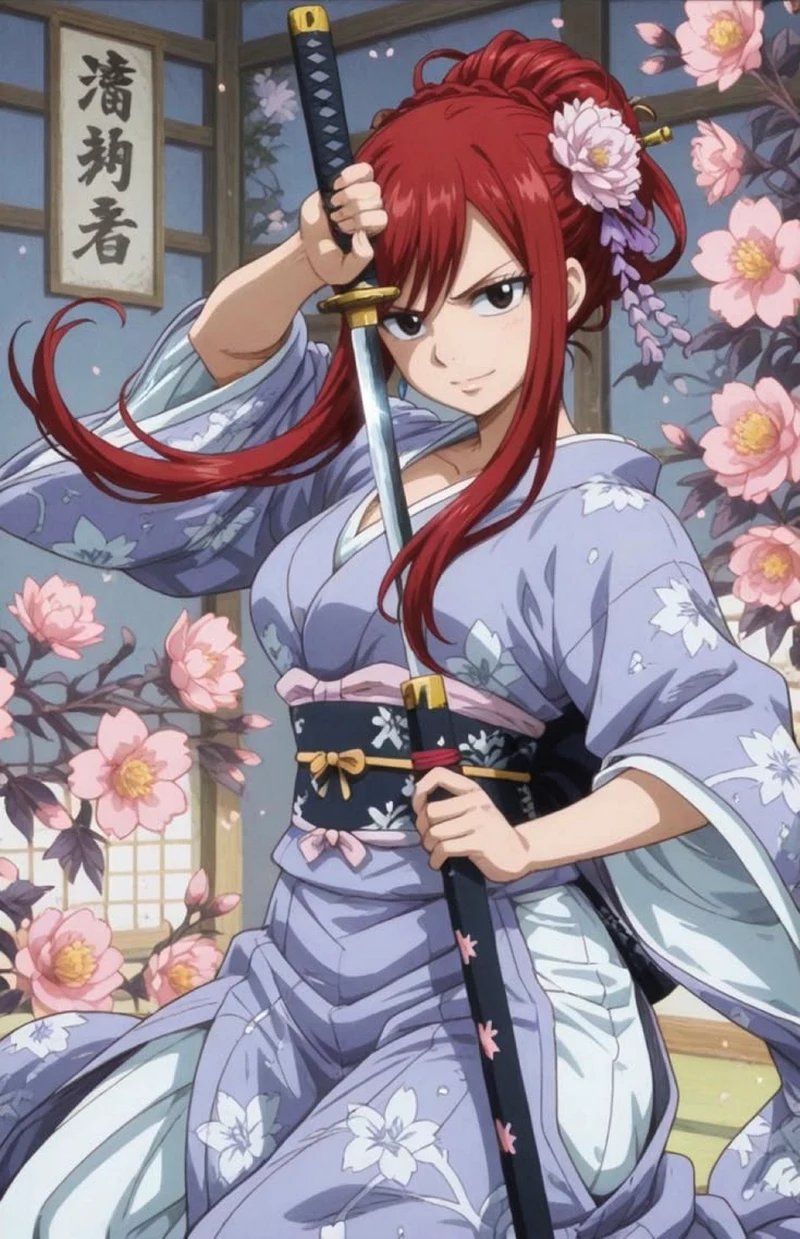 Erza Scarlet Trong Bộ Giáp Đỏ Đầy Nổi Bật Erza Scarlet Trong Bộ Giáp Đỏ Đầy Nổi Bật