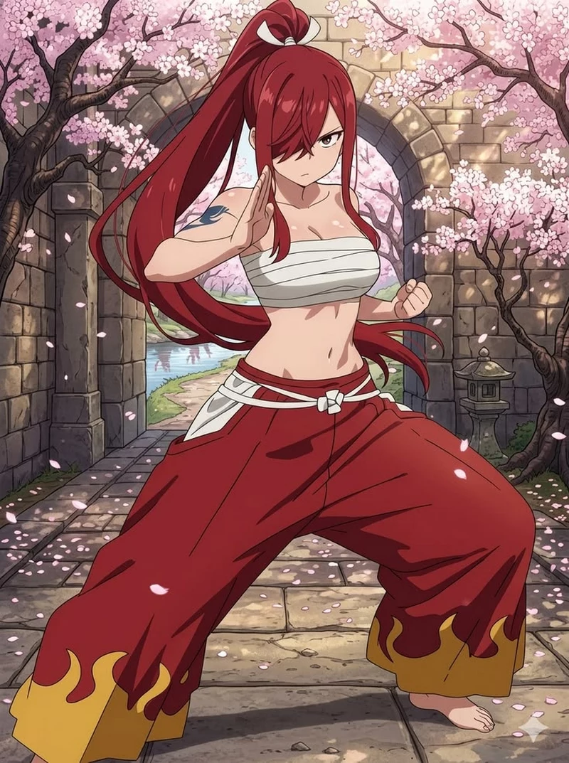 Erza Scarlet Trong Trang Phục Chiến Binh Đầy Mạnh Mẽ Erza Scarlet Trong Trang Phục Chiến Binh Đầy Mạnh Mẽ