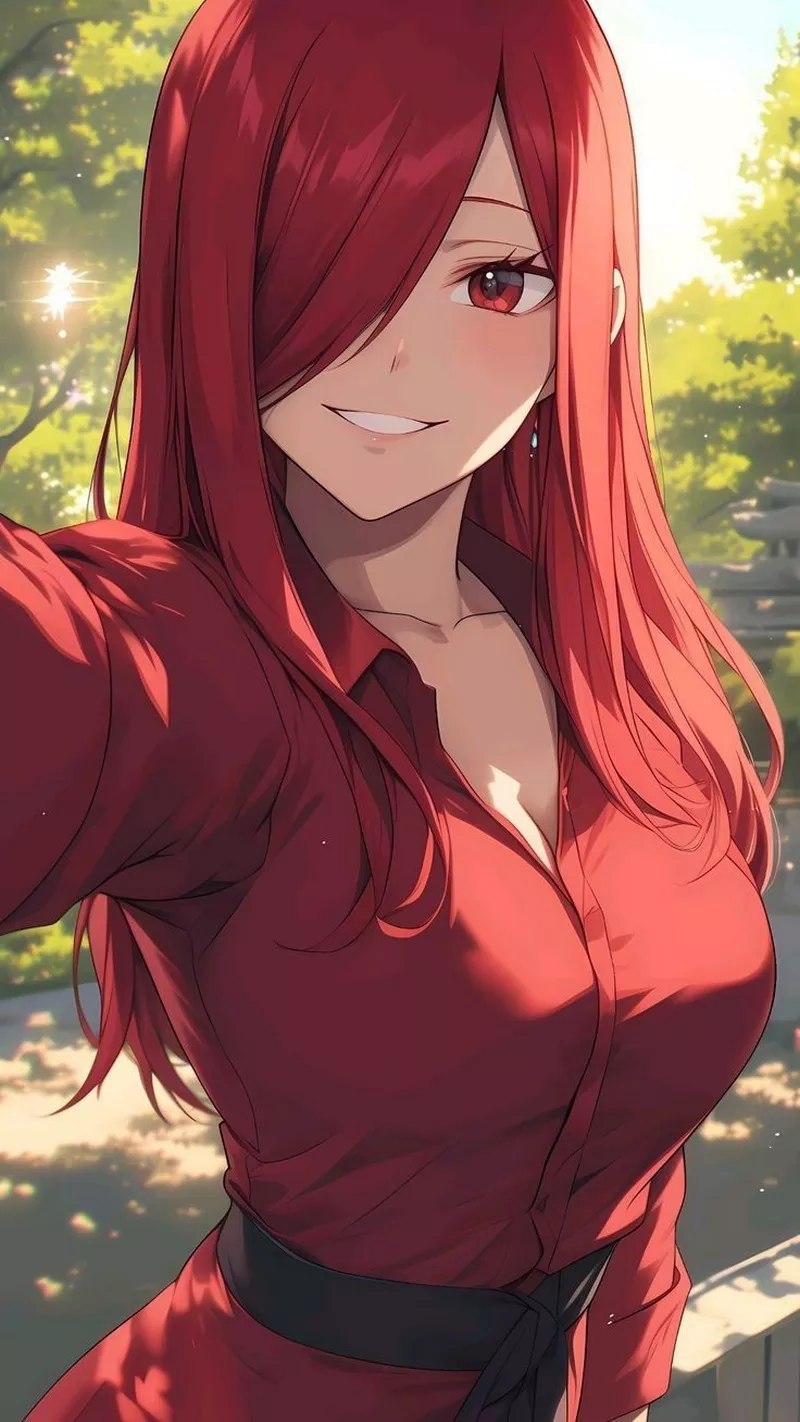Erza Scarlet Với Mái Tóc Đỏ Nổi Bật Và Cá Tính Erza Scarlet Với Mái Tóc Đỏ Nổi Bật Và Cá Tính