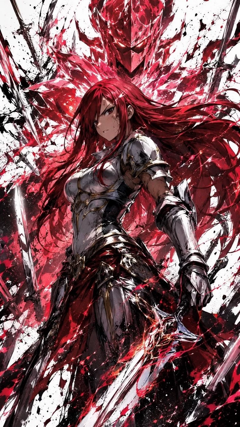 Erza Scarlet Với Phong Cách Chiến Binh Mạnh Mẽ Erza Scarlet Với Phong Cách Chiến Binh Mạnh Mẽ