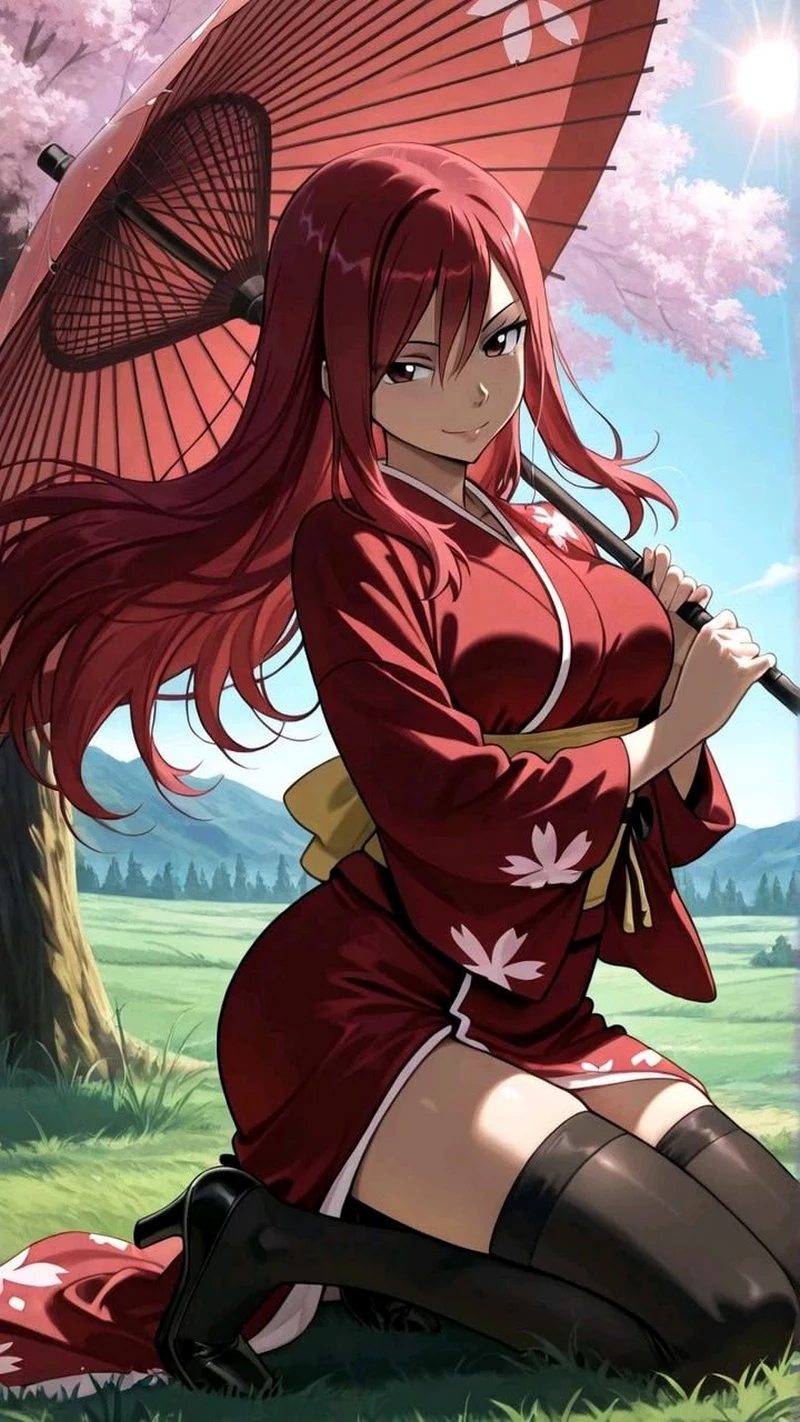 Erza Scarlet Với Phong Cách Nữ Tính Pha Chất Chiến Binh Erza Scarlet Với Phong Cách Nữ Tính Pha Chất Chiến Binh