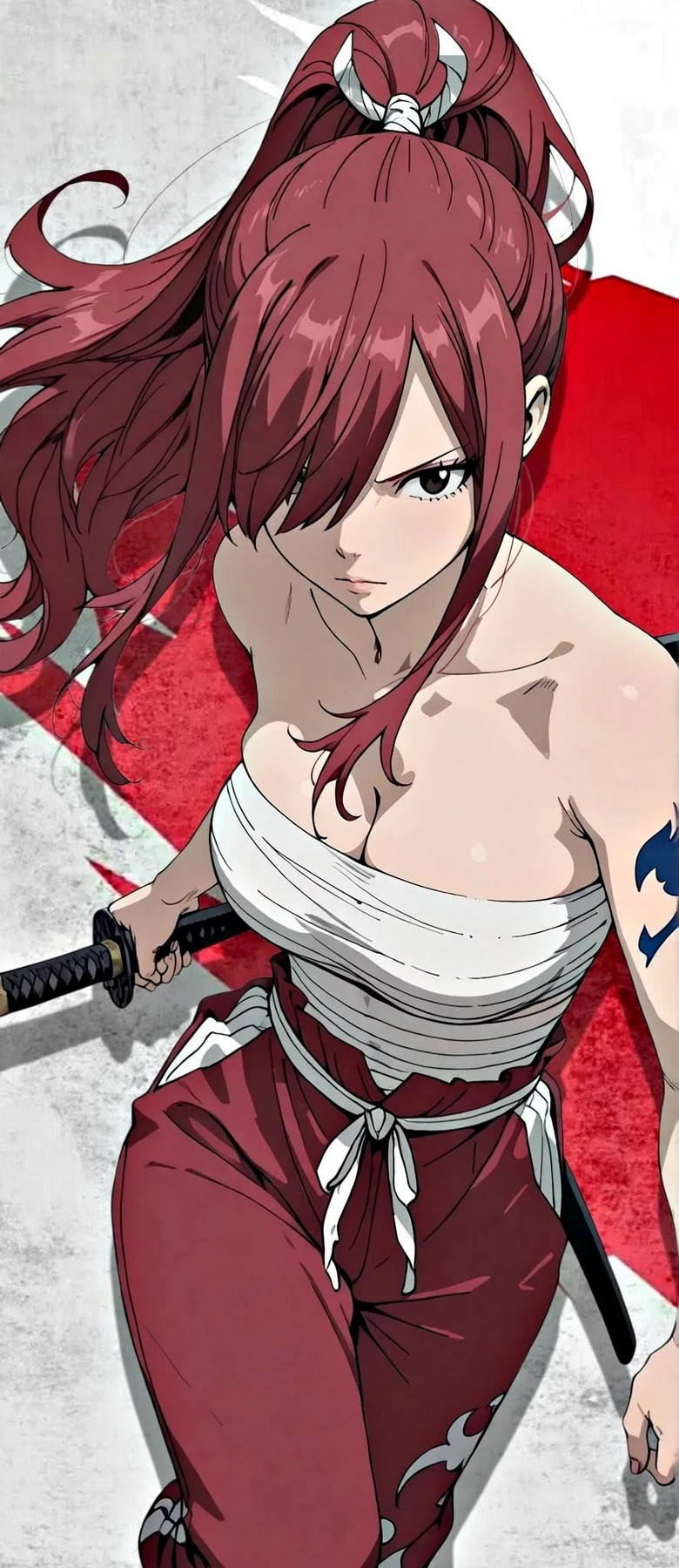 Erza Scarlet Với Thần Thái Lạnh Lùng Và Kiêu Hãnh Erza Scarlet Với Thần Thái Lạnh Lùng Và Kiêu Hãnh