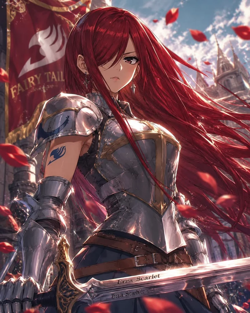 Erza Scarlet Với Vẻ Đẹp Mạnh Mẽ Và Đầy Cuốn Hút Erza Scarlet Với Vẻ Đẹp Mạnh Mẽ Và Đầy Cuốn Hút