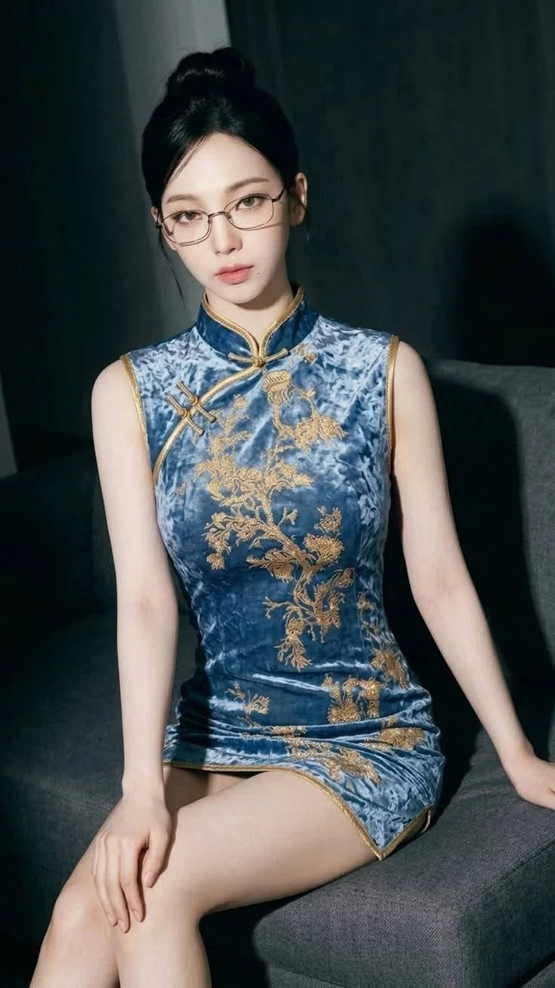 Gái Xinh Trung Quốc Mặc Váy Ngắn Với Phong Cách Tối Giản Gái Xinh Trung Quốc Mặc Váy Ngắn Với Phong Cách Tối Giản