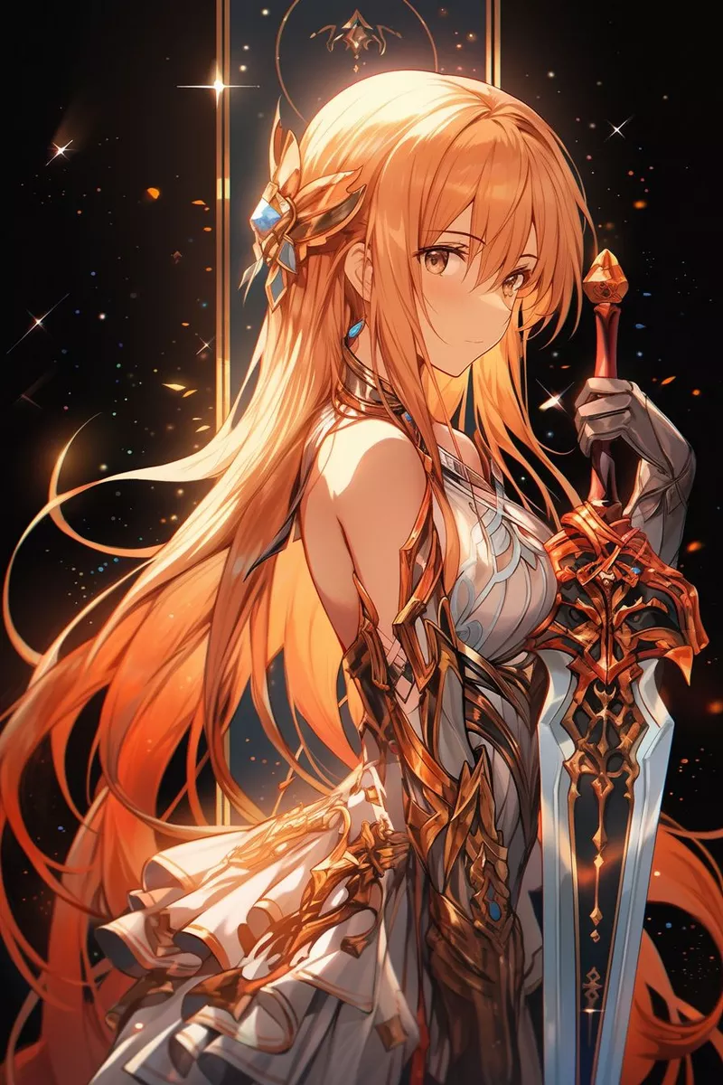 Hình Nền Asuna Yuuki Bên Kirito