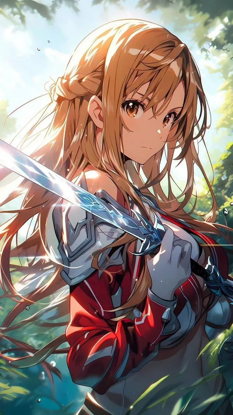 Hình Nền Asuna Yuuki Phong Cách Anime