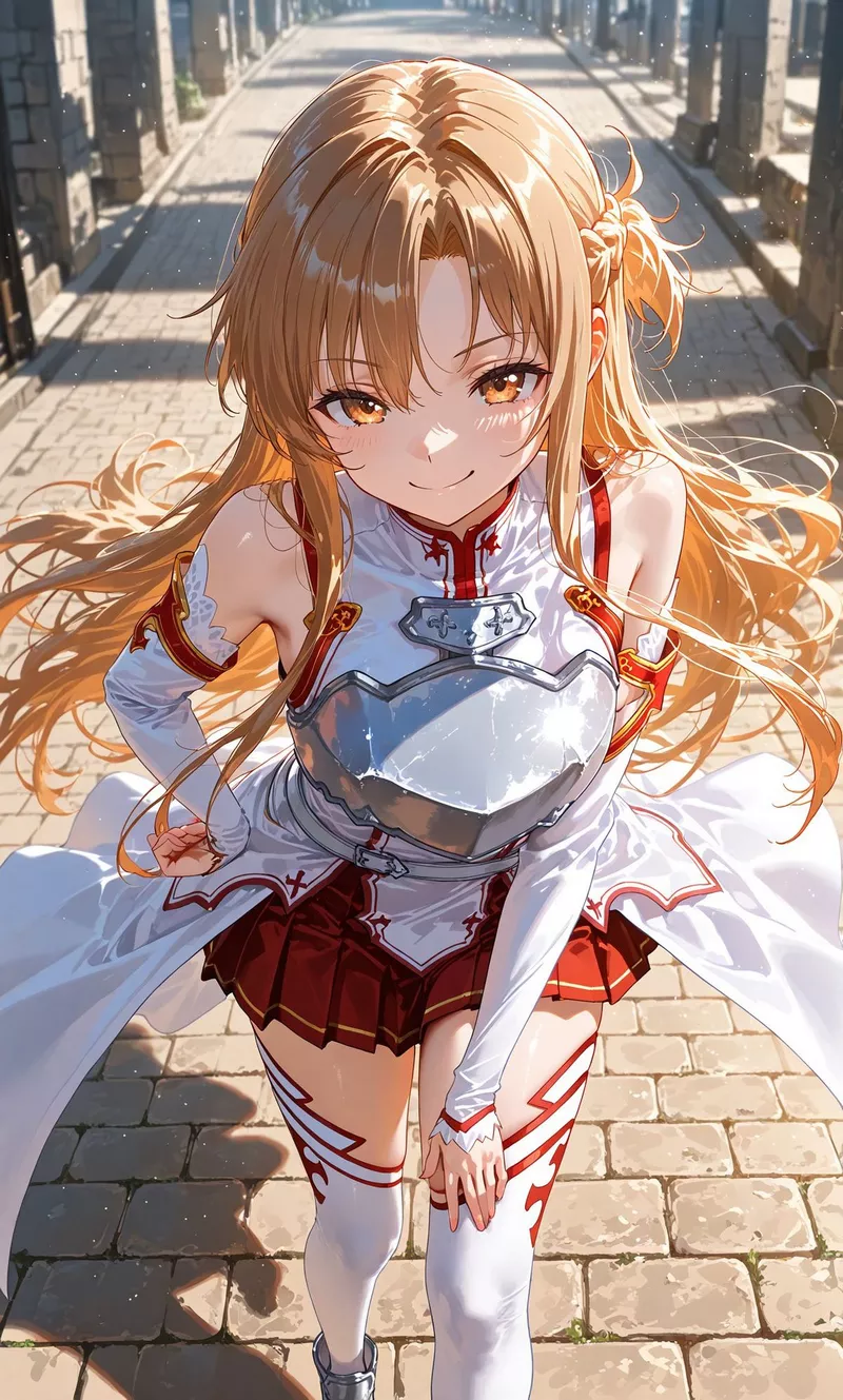 Hình Nền Asuna Yuuki Tông Màu Hồng Dịu Dàng