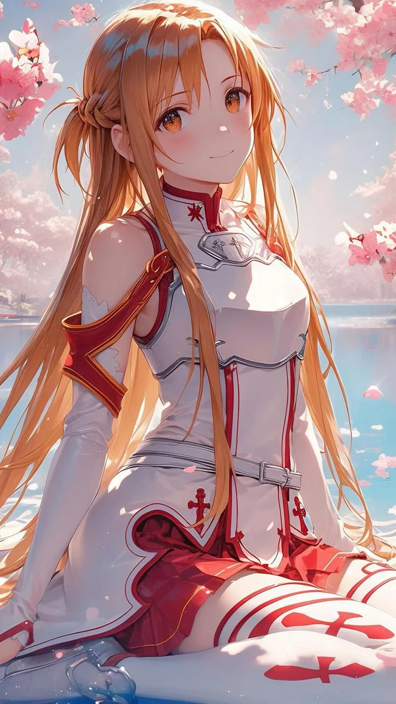 Hình Nền Asuna Yuuki Trong Thế Giới Aincrad