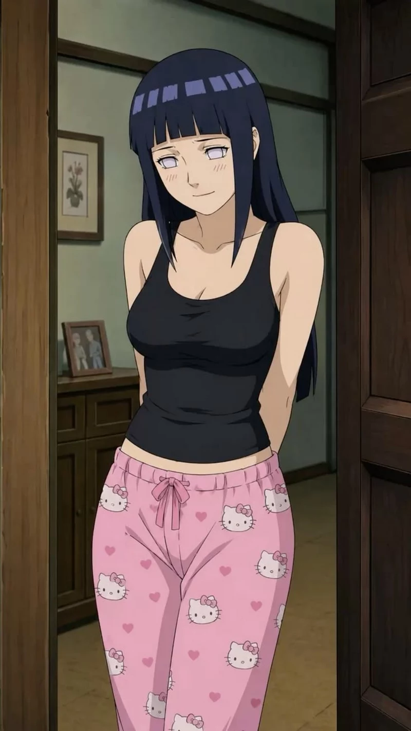 Hình Nền Hinata Hyuga Bên Những Cánh Hoa Hình Nền Hinata Hyuga Bên Những Cánh Hoa