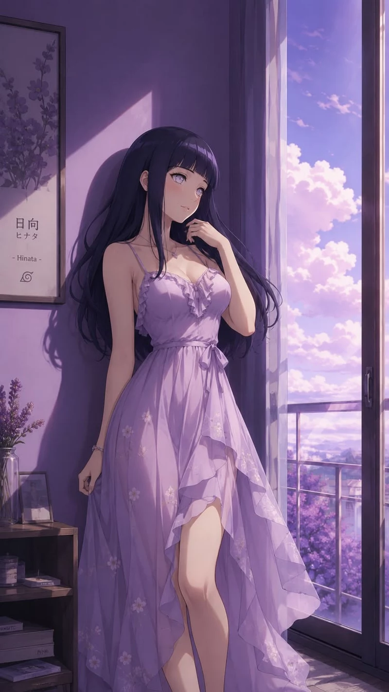Hình Nền Hinata Hyuga Dưới Tán Hoa Anh Đào Hình Nền Hinata Hyuga Dưới Tán Hoa Anh Đào
