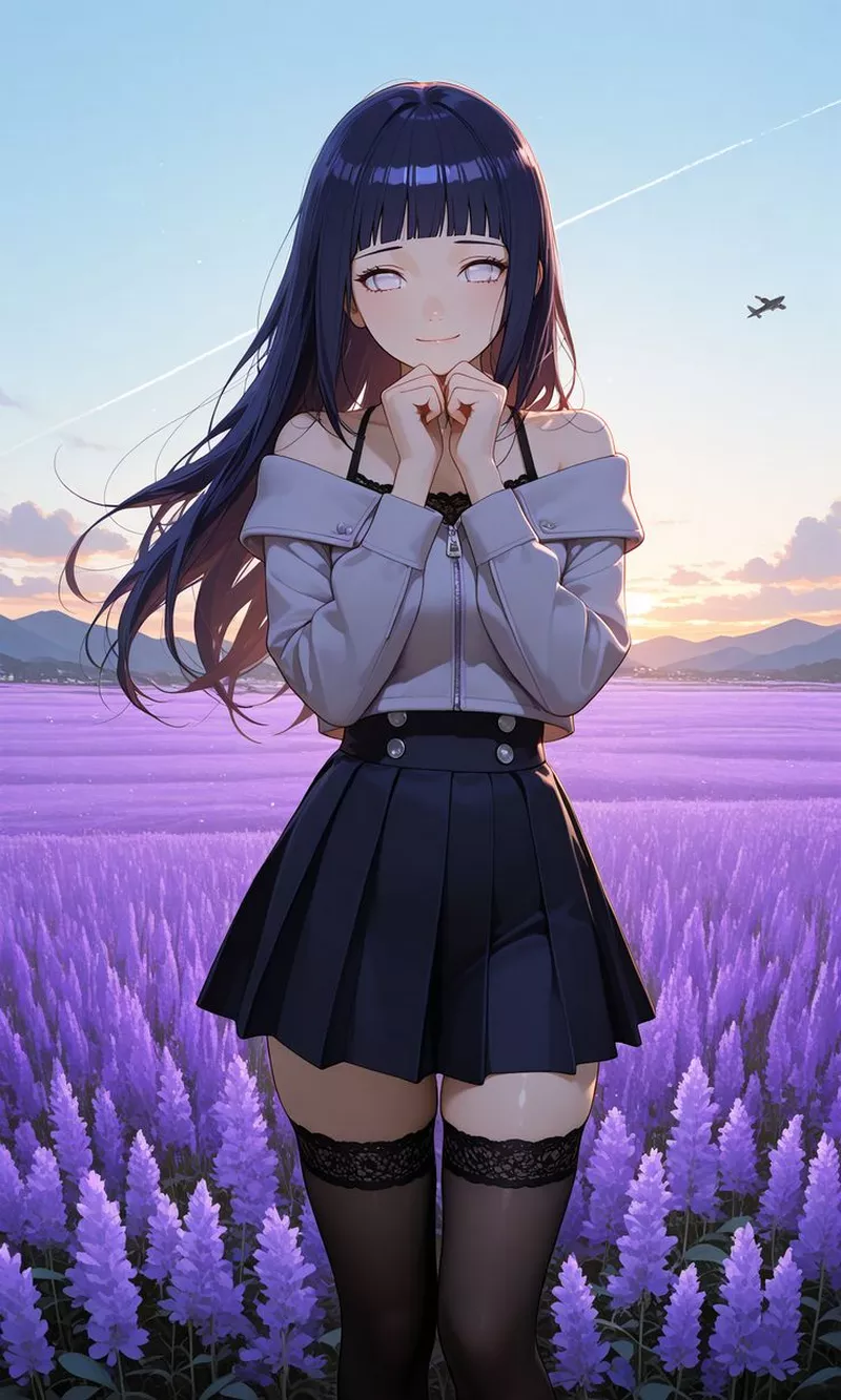 Hình Nền Hinata Hyuga Trong Khung Cảnh Mộng Mơ Hình Nền Hinata Hyuga Trong Khung Cảnh Mộng Mơ