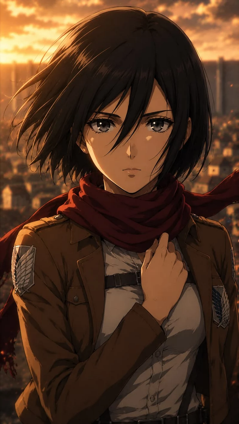 Hình Nền Mikasa Ackerman 4K Cho Điện Thoại Hình Nền Mikasa Ackerman 4K Cho Điện Thoại