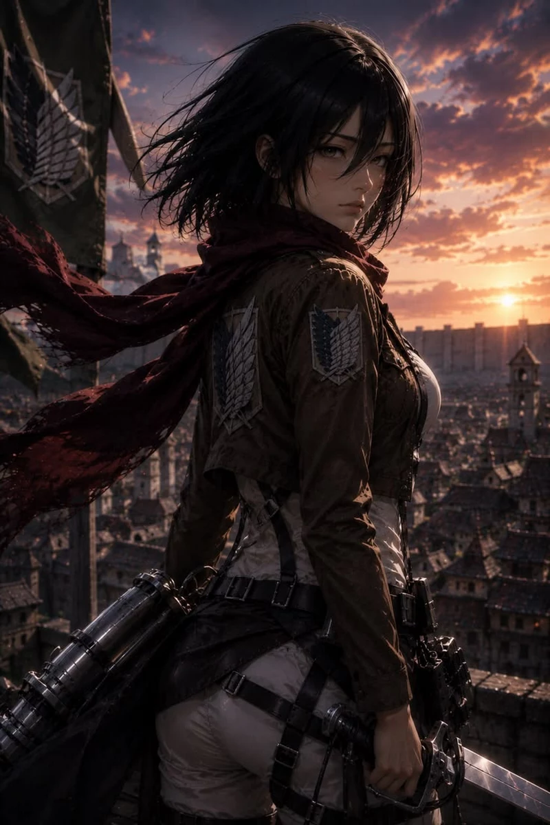 Hình Nền Mikasa Ackerman Cho iPhone Hình Nền Mikasa Ackerman Cho iPhone
