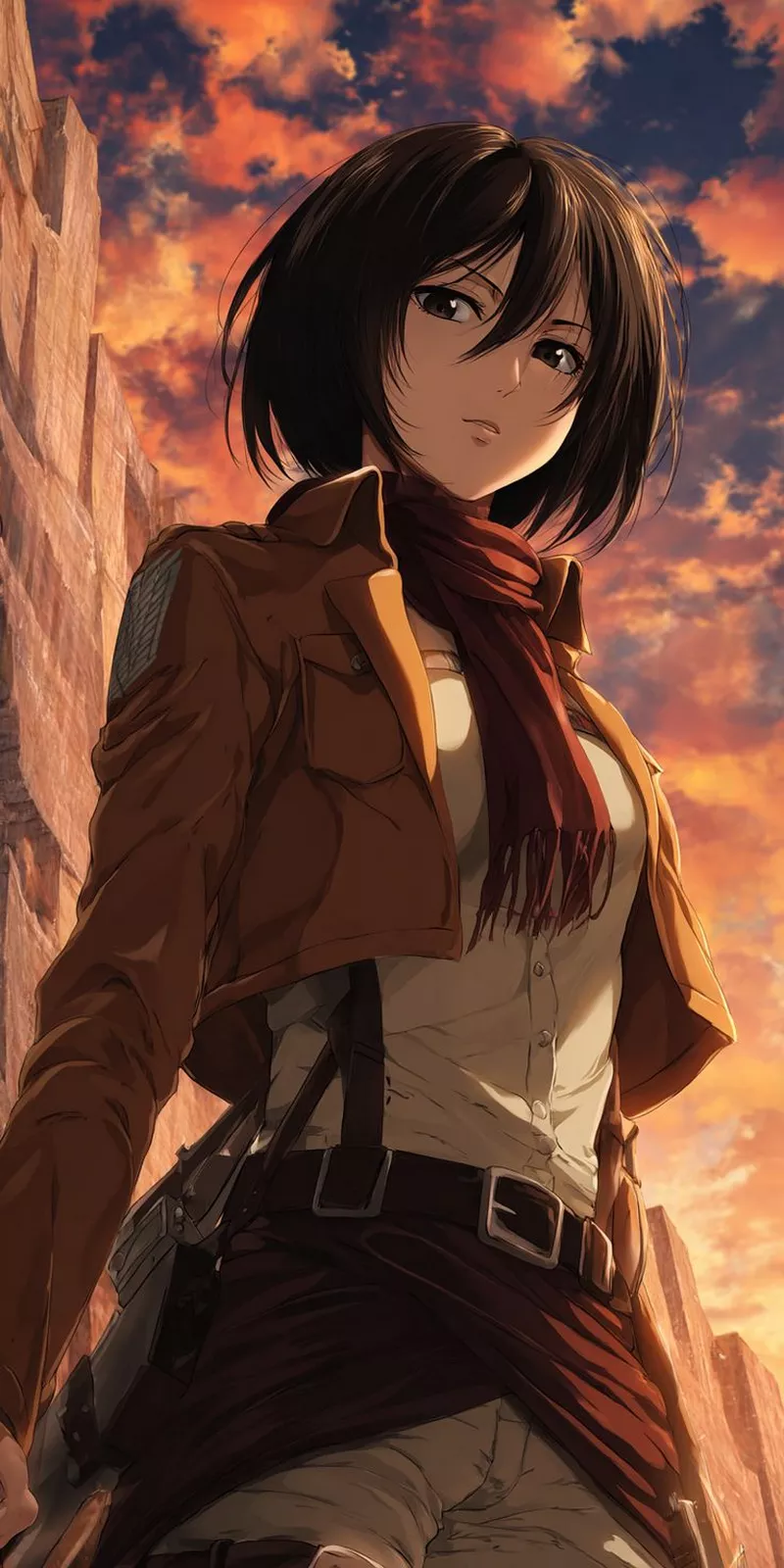 Hình Nền Mikasa Ackerman Đang Chiến Đấu Với Titan Hình Nền Mikasa Ackerman Đang Chiến Đấu Với Titan