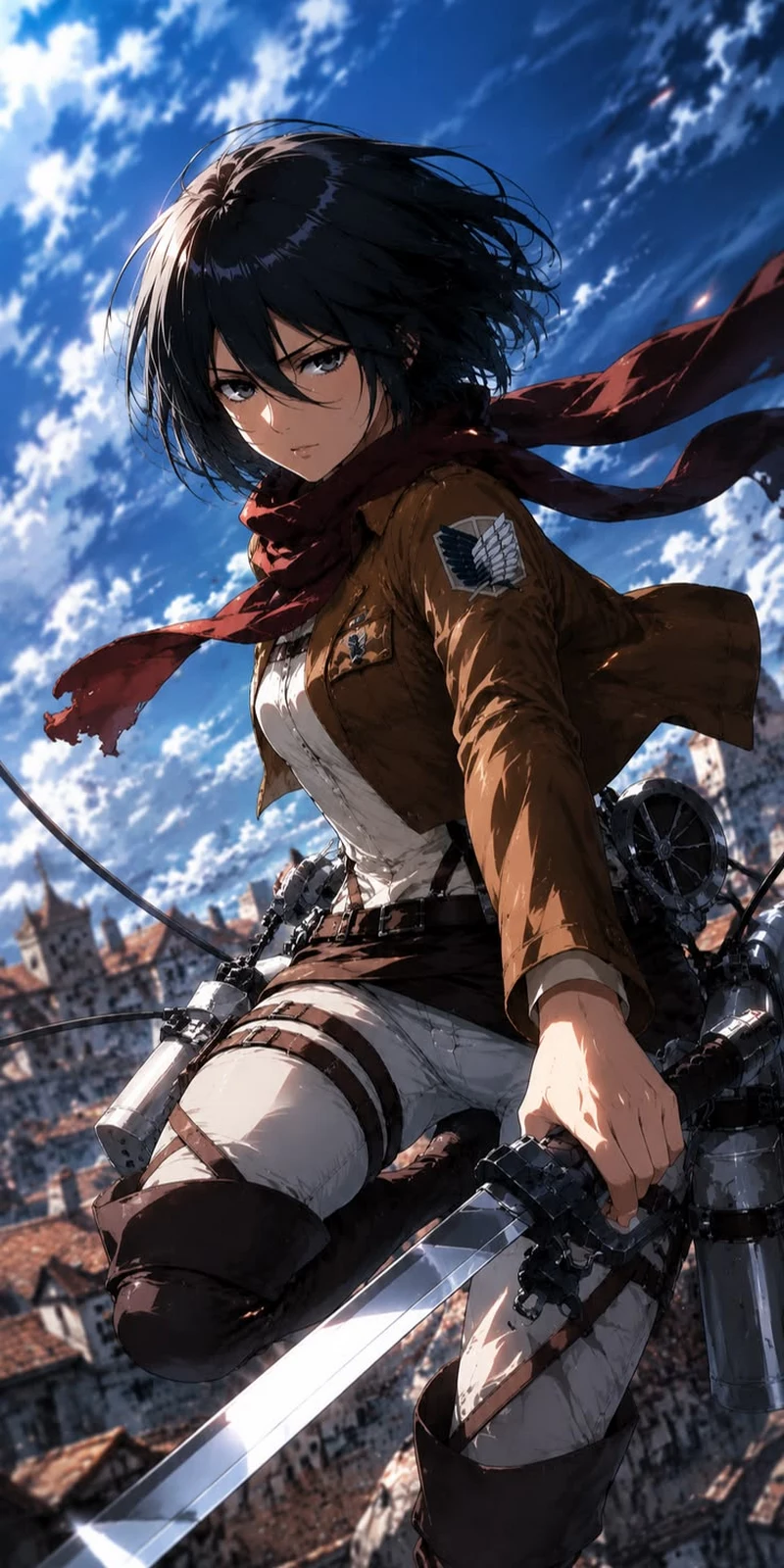 Hình Nền Mikasa Ackerman Đầy Khí Chất Hình Nền Mikasa Ackerman Đầy Khí Chất
