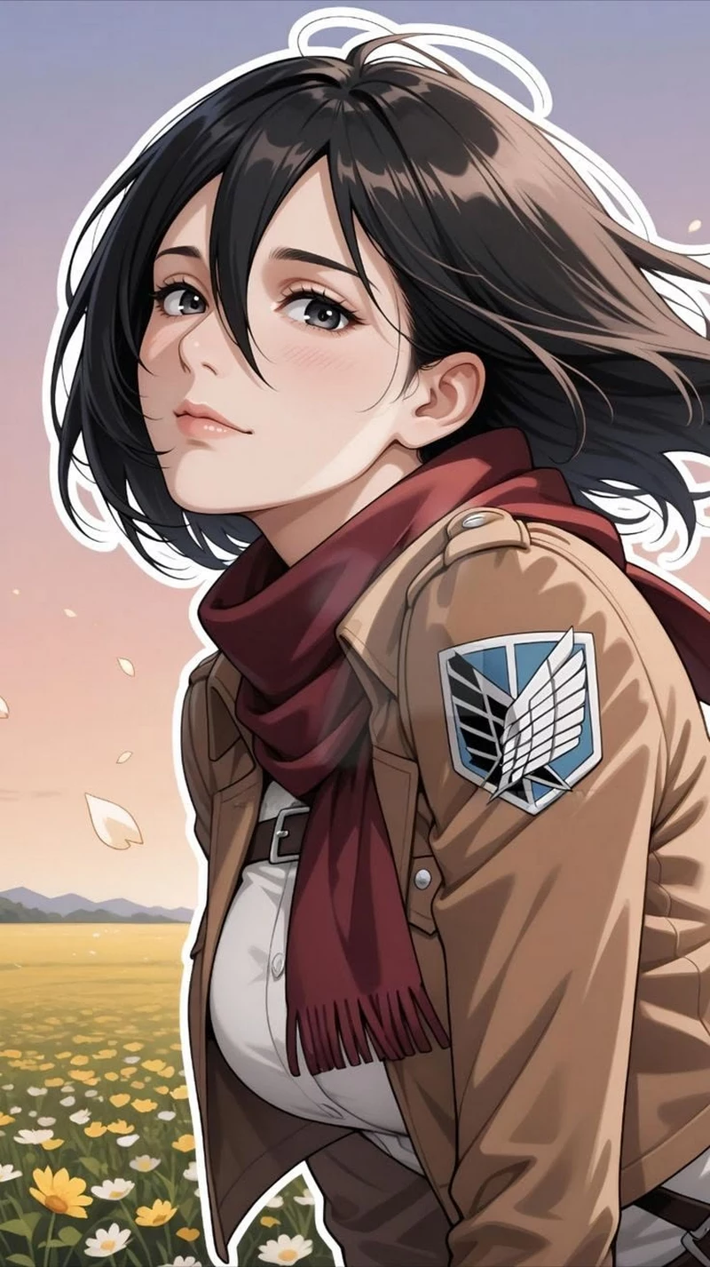 Hình Nền Mikasa Ackerman Giữa Không Gian Kịch Tính Hình Nền Mikasa Ackerman Giữa Không Gian Kịch Tính