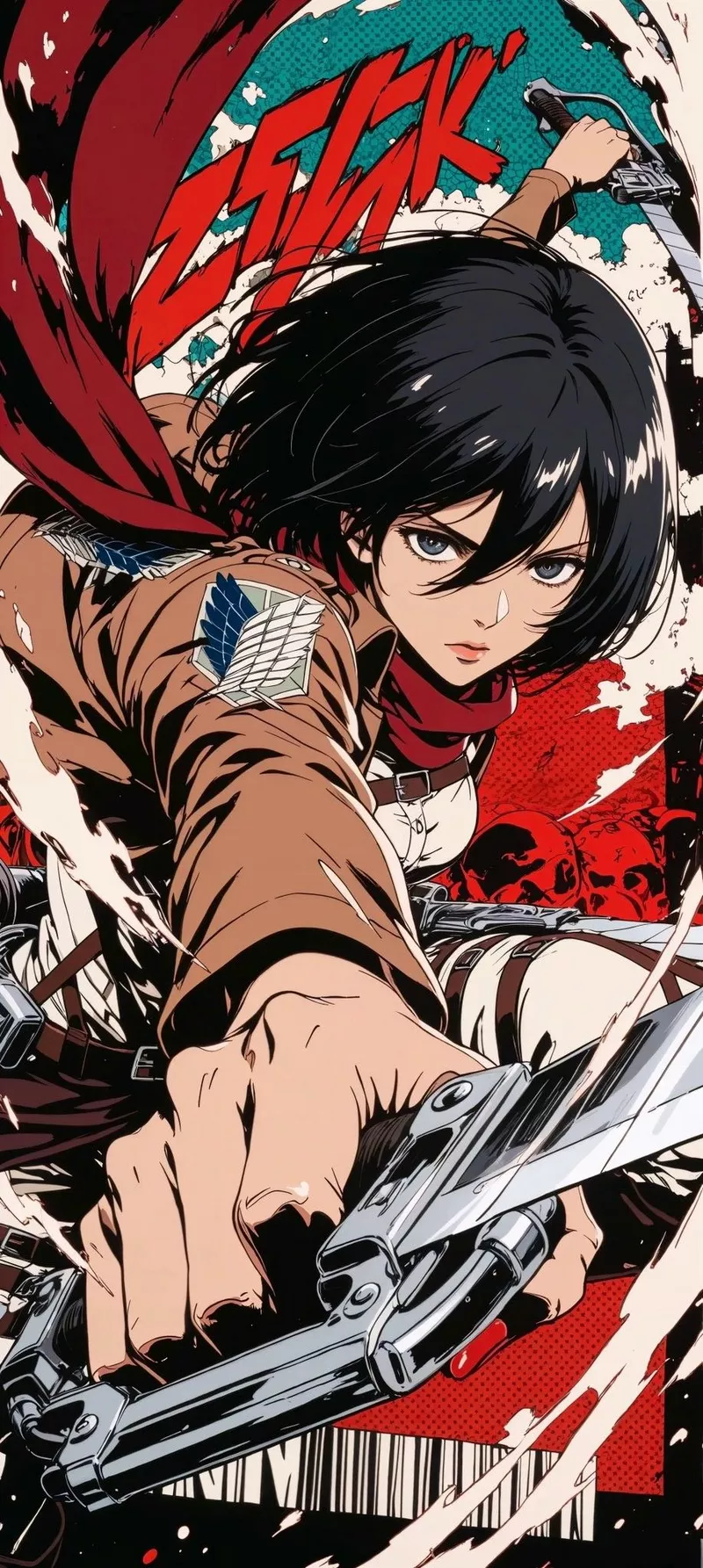 Hình Nền Mikasa Ackerman Giữa Thành Phố Đổ Nát Hình Nền Mikasa Ackerman Giữa Thành Phố Đổ Nát