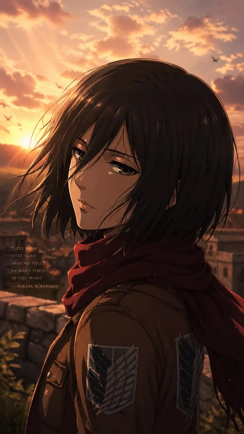 Hình Nền Mikasa Ackerman Với Ánh Mắt Sắc Lạnh Hình Nền Mikasa Ackerman Với Ánh Mắt Sắc Lạnh
