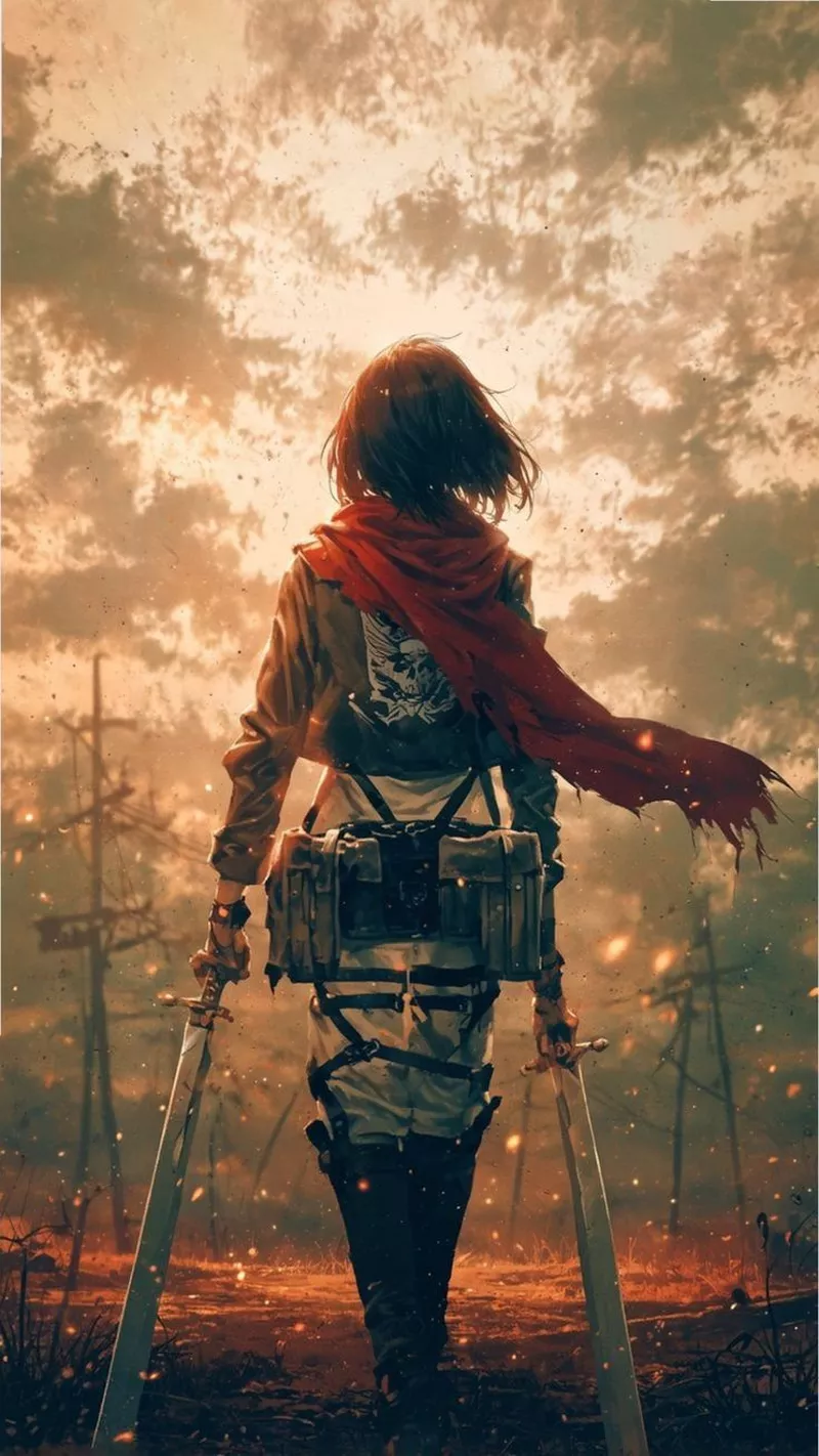Hình Nền Mikasa Ackerman Với Khí Chất Chiến Binh Hình Nền Mikasa Ackerman Với Khí Chất Chiến Binh