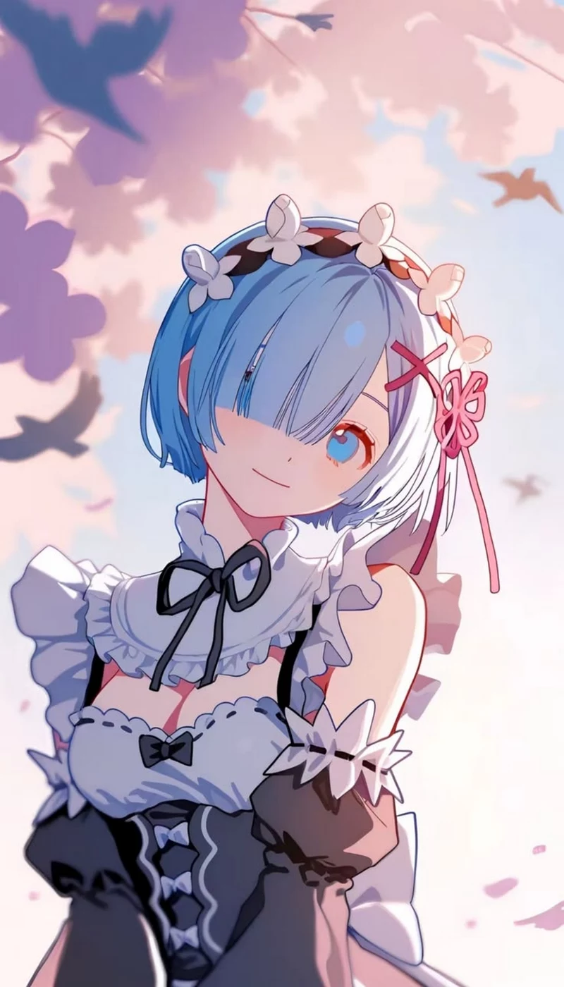 Hình Nền Rem Phong Cách Anime