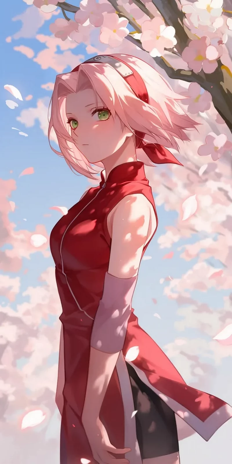 Hình Nền Sakura Haruno Giữa Rừng Xanh Hình Nền Sakura Haruno Giữa Rừng Xanh
