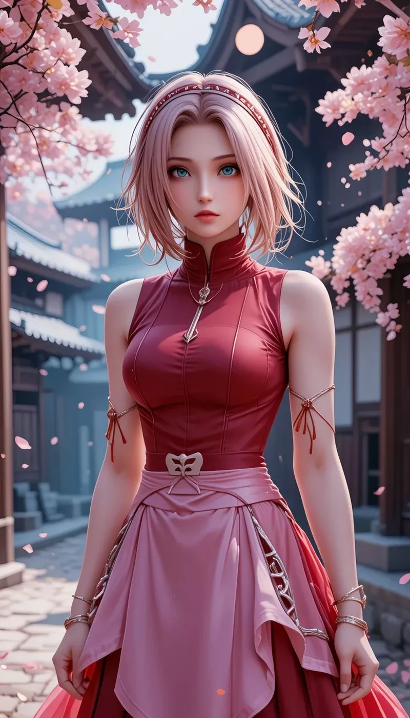 Hình Nền Sakura Haruno Phong Cách Anime Hình Nền Sakura Haruno Phong Cách Anime