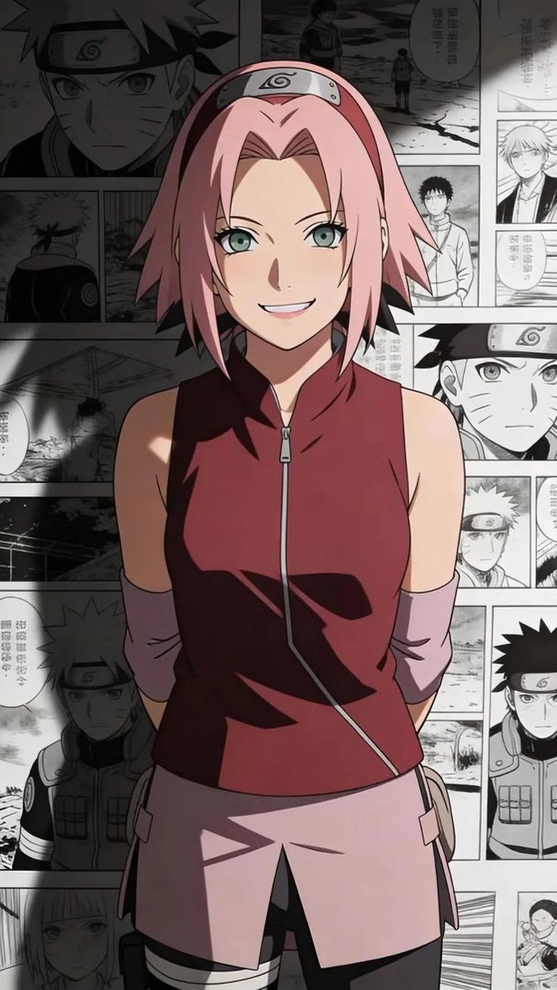 Hình Nền Sakura Haruno Tông Màu Đỏ Cá Tính Hình Nền Sakura Haruno Tông Màu Đỏ Cá Tính
