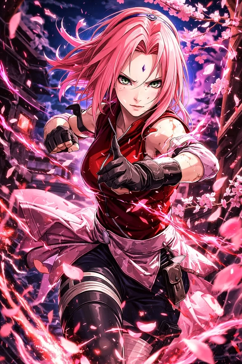 Hình Nền Sakura Haruno Trong Trang Phục Ninja Hình Nền Sakura Haruno Trong Trang Phục Ninja