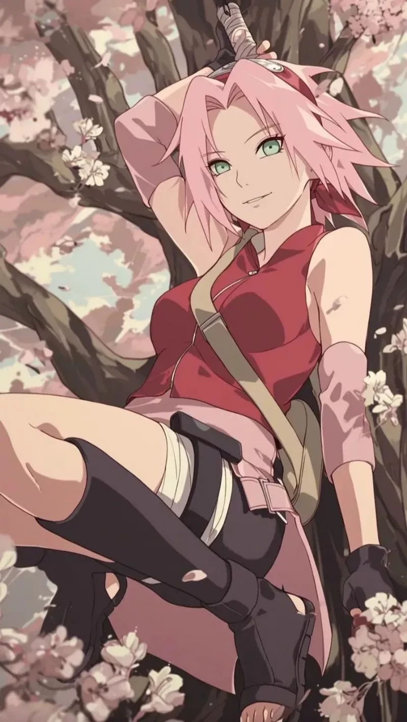 Hình Nền Sakura Haruno Với Hiệu Ứng Ánh Sáng Hình Nền Sakura Haruno Với Hiệu Ứng Ánh Sáng