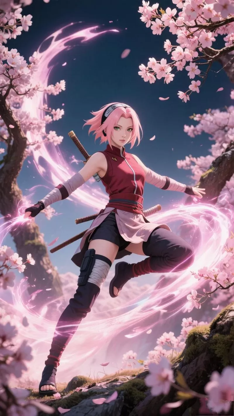 Hình Nền Sakura Haruno Với Nụ Cười Rạng Rỡ Hình Nền Sakura Haruno Với Nụ Cười Rạng Rỡ