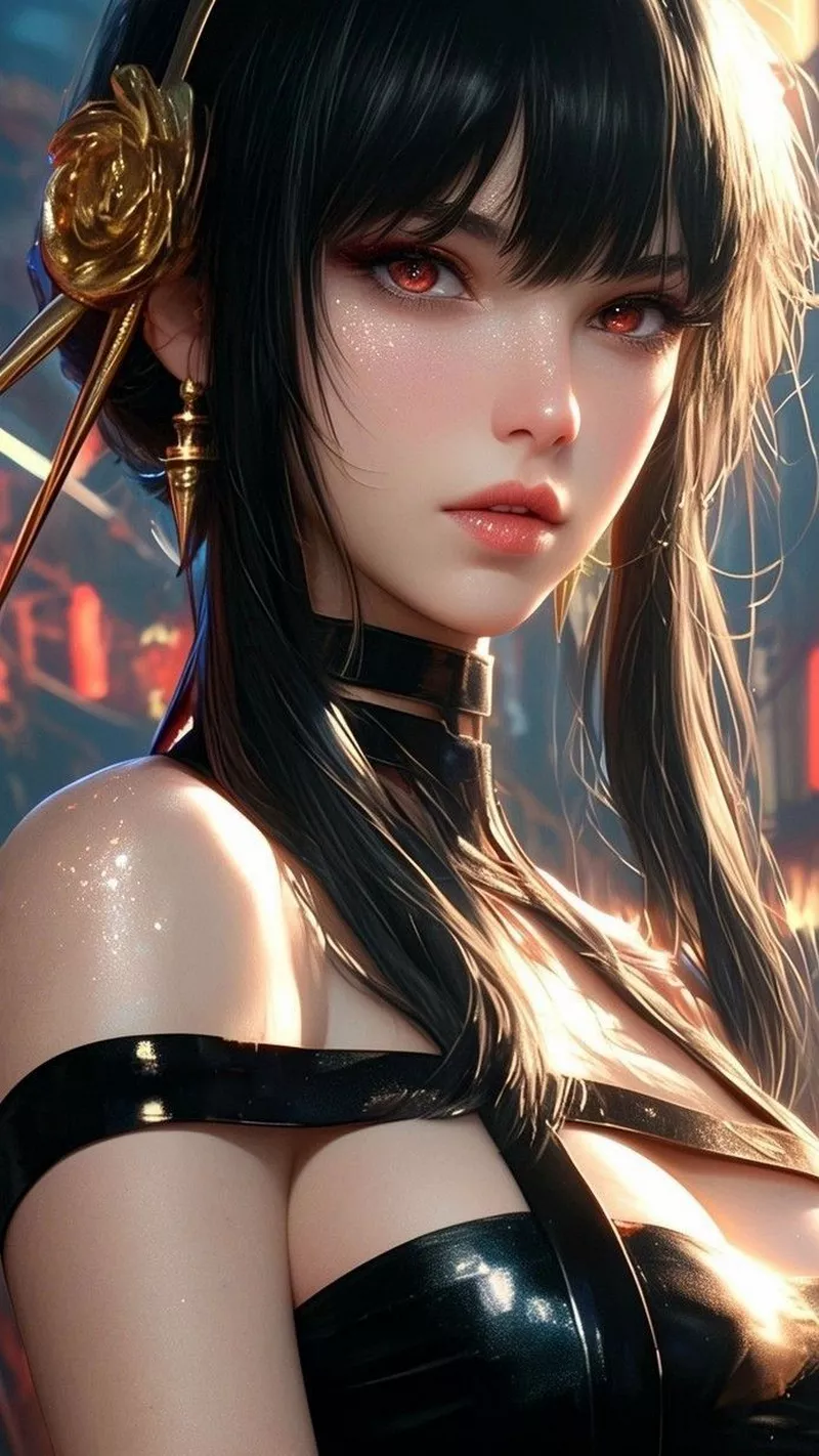Hình Nền Yor Forger Với Trang Phục Thorn Princess Hình Nền Yor Forger Với Trang Phục Thorn Princess
