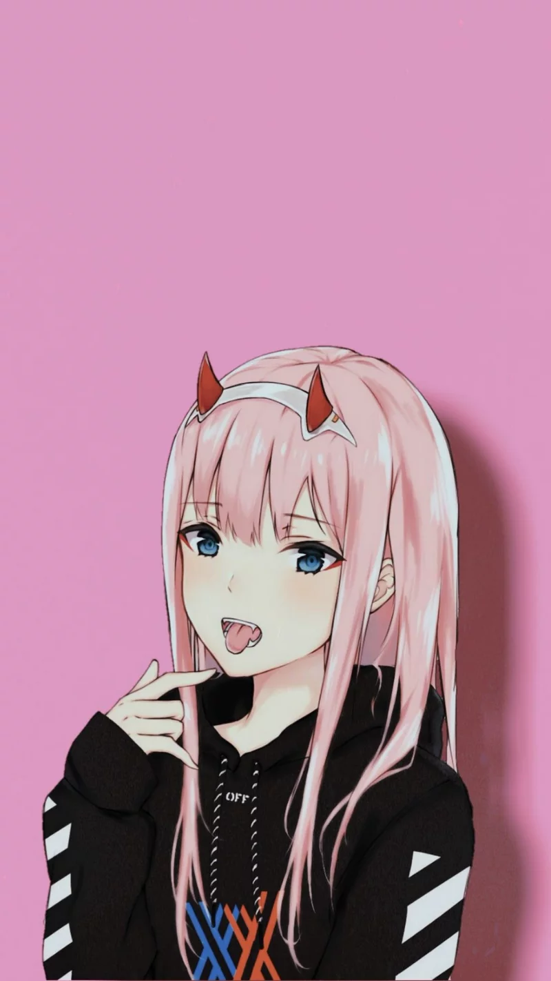 Hình Nền Zero Two Đẹp Và Quyến Rũ