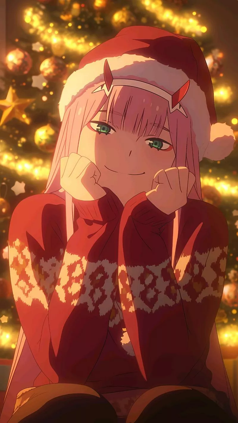 Hình Nền Zero Two Tông Màu Đen Cá Tính