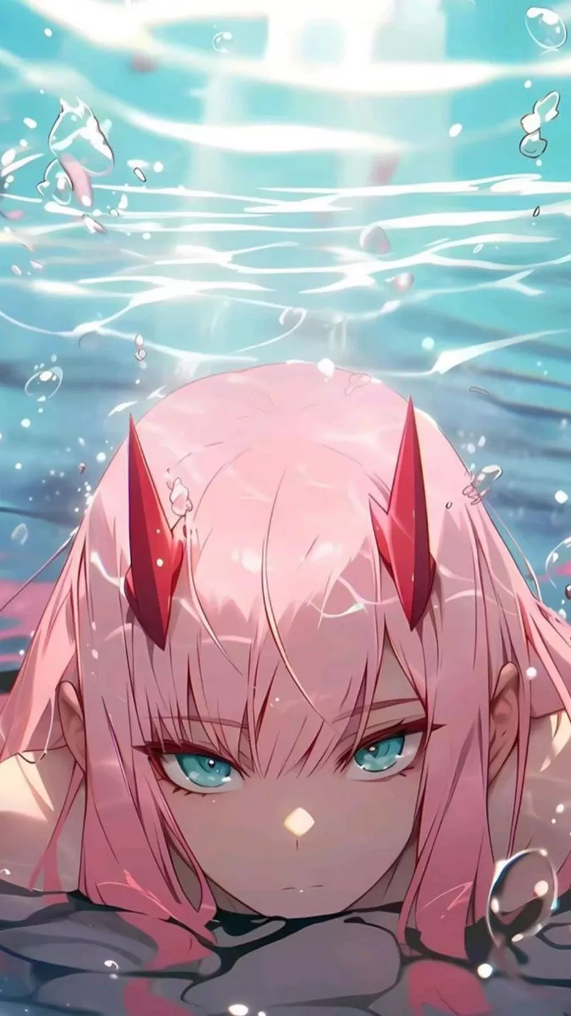 Hình Nền Zero Two Với Strelizia Trong Trận Chiến
