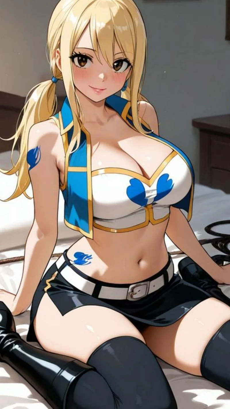 Lucy Heartfilia Tạo Dáng Giữa Khung Cảnh Fantasy Lãng Mạn Lucy Heartfilia Tạo Dáng Giữa Khung Cảnh Fantasy Lãng Mạn