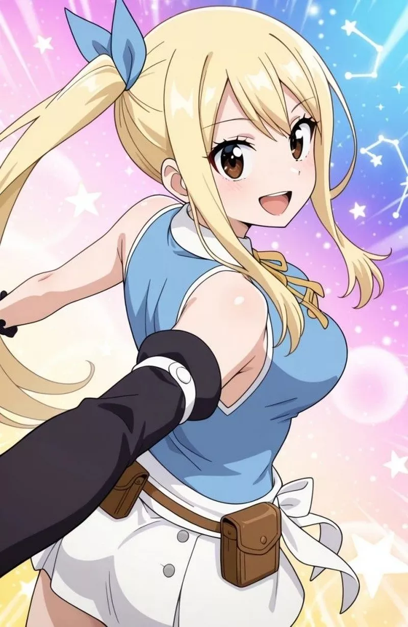 Lucy Heartfilia Tạo Dáng Trong Không Gian Huyền Bí Lucy Heartfilia Tạo Dáng Trong Không Gian Huyền Bí