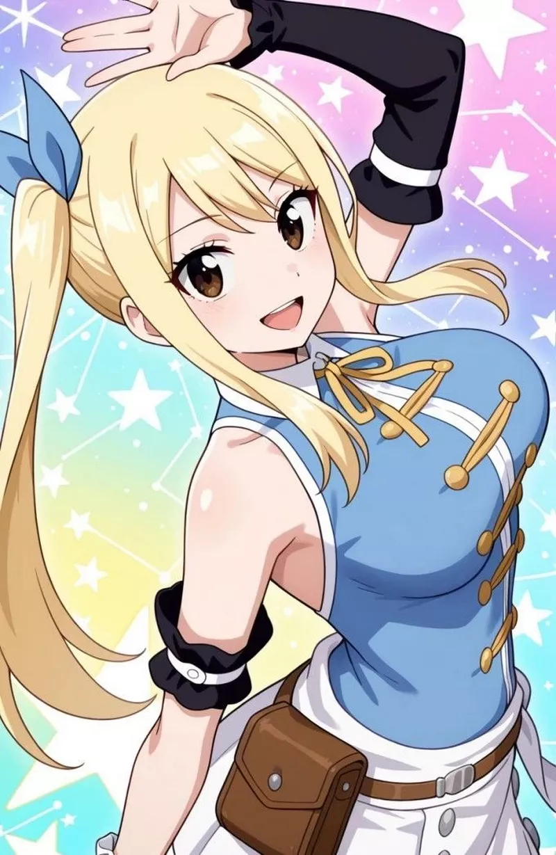 Lucy Heartfilia Trong Phong Cách Anime Đầy Nghệ Thuật Lucy Heartfilia Trong Phong Cách Anime Đầy Nghệ Thuật