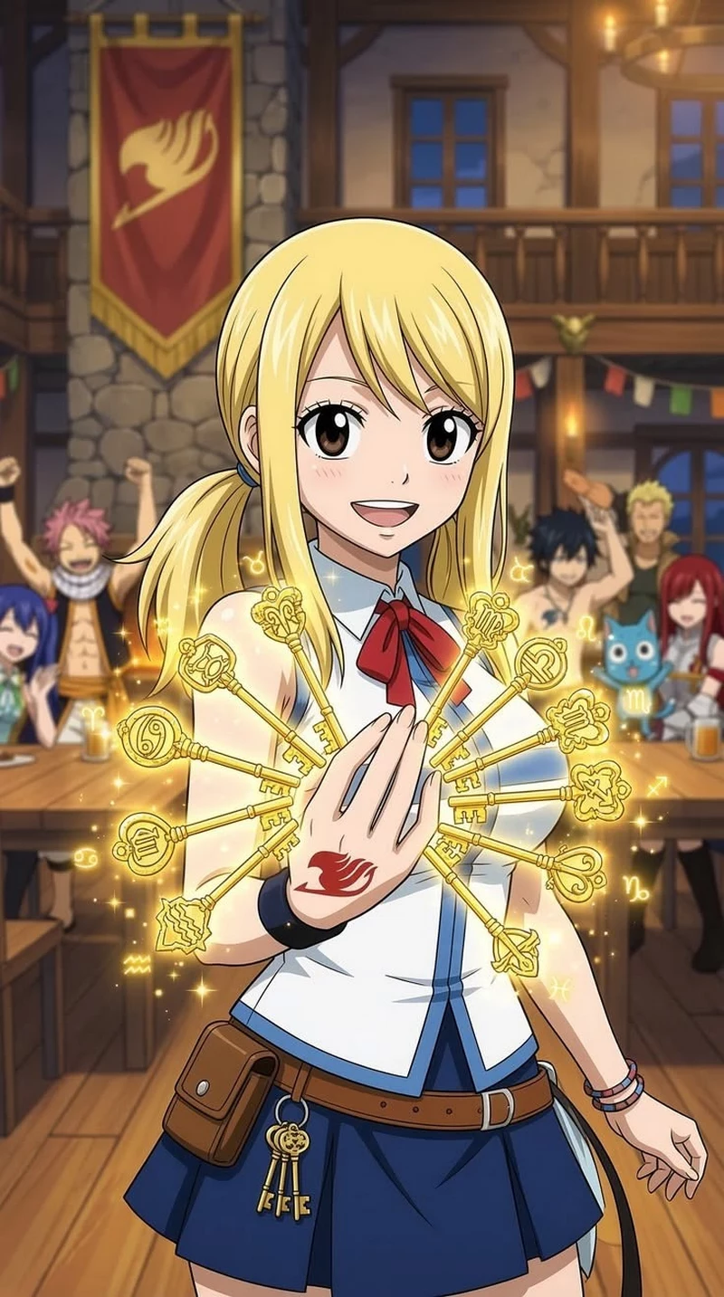 Lucy Heartfilia Trong Phong Cách Fantasy Đầy Màu Sắc Lucy Heartfilia Trong Phong Cách Fantasy Đầy Màu Sắc
