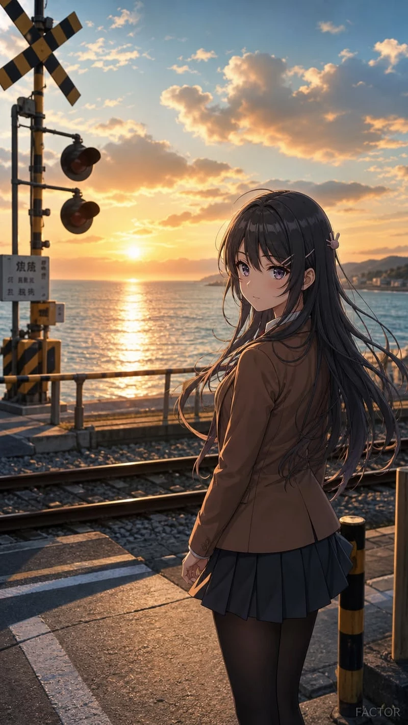 Mai Sakurajima Tạo Dáng Bên Khung Cảnh Thiên Nhiên Mai Sakurajima Tạo Dáng Bên Khung Cảnh Thiên Nhiên