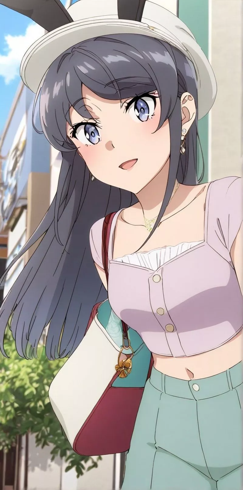 Mai Sakurajima Trong Phong Cách Anime Đầy Nghệ Thuật Mai Sakurajima Trong Phong Cách Anime Đầy Nghệ Thuật