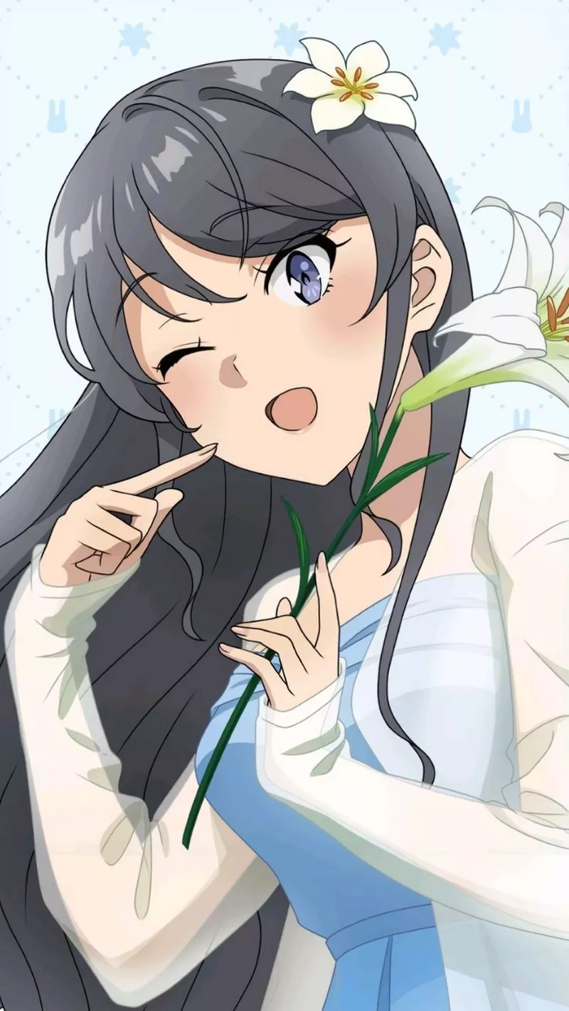 Mai Sakurajima Trong Phong Cách Anime Lãng Mạn Mai Sakurajima Trong Phong Cách Anime Lãng Mạn