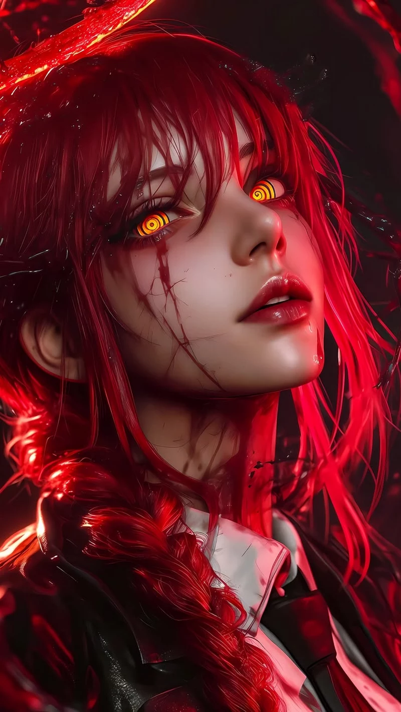 Makima Trong Phong Cách Anime Đầy Nghệ Thuật Makima Trong Phong Cách Anime Đầy Nghệ Thuật