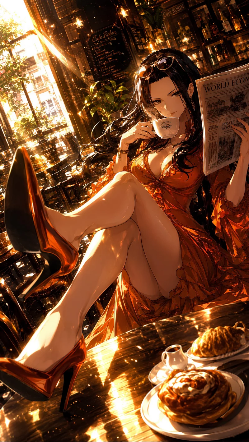Nico Robin Tạo Dáng Giữa Khung Cảnh Thiên Nhiên Nico Robin Tạo Dáng Giữa Khung Cảnh Thiên Nhiên