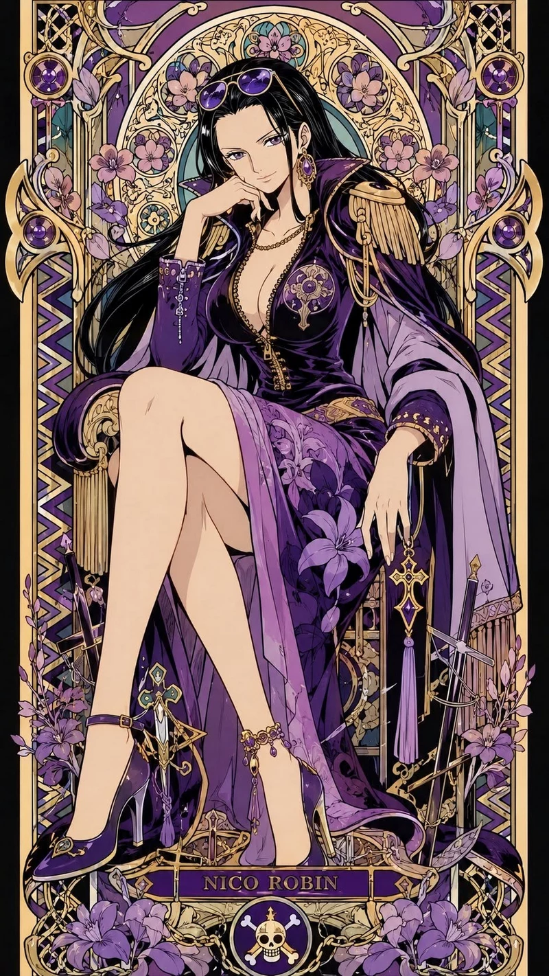 Nico Robin Tỏa Sáng Trong Khung Cảnh Hoàng Hôn Nico Robin Tỏa Sáng Trong Khung Cảnh Hoàng Hôn