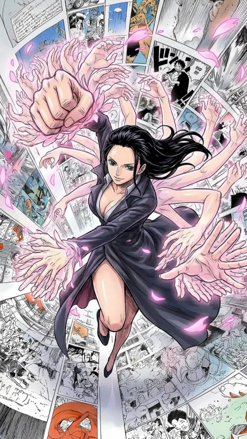Nico Robin Trong Khung Cảnh Đầy Màu Sắc Anime Nico Robin Trong Khung Cảnh Đầy Màu Sắc Anime