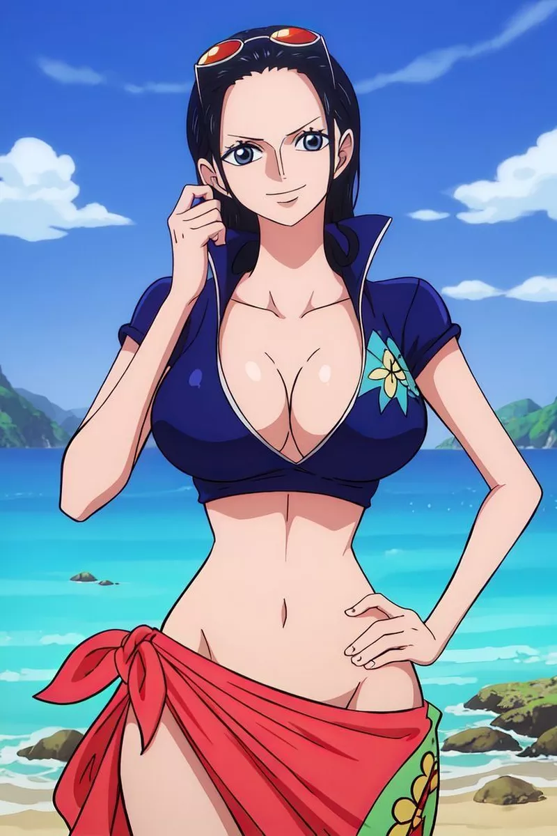 Nico Robin Trong Trang Phục Đen Đầy Cá Tính Nico Robin Trong Trang Phục Đen Đầy Cá Tính